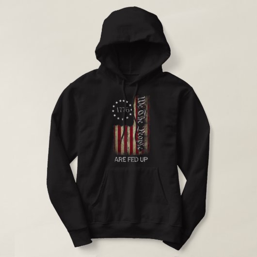 1776 werden wir, das Volk, zum Patriotischen Ameri Hoodie (Design vorne)