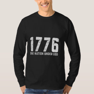 1778 Eine Nation unter Gott 4. Juli für Patrioti T-Shirt