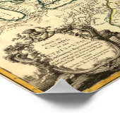 1778 Karte Kanadas und der Vereinigten Staaten Poster (Ecke)