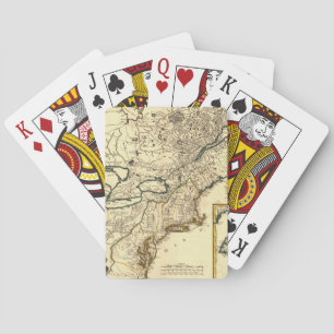 1778 Karte von Kanada und den Vereinigten Staaten Spielkarten