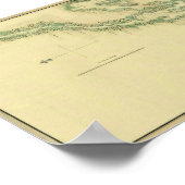 1779 Seekarte Champlain Poster (Ecke)