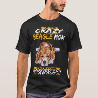 177 Ich bin die verrückte Beagle-Mama T-Shirt