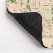 177 Pflaumen, Pflaumen, Feigen, Hauptregionen Mousepad (Ecke)
