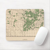 177 Pflaumen, Pflaumen, Feigen, Hauptregionen Mousepad (Mit Mouse)
