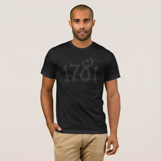 1781, Belagerung von Yorktown, das Avalon Projekt, T-Shirt (Vorne ganz)