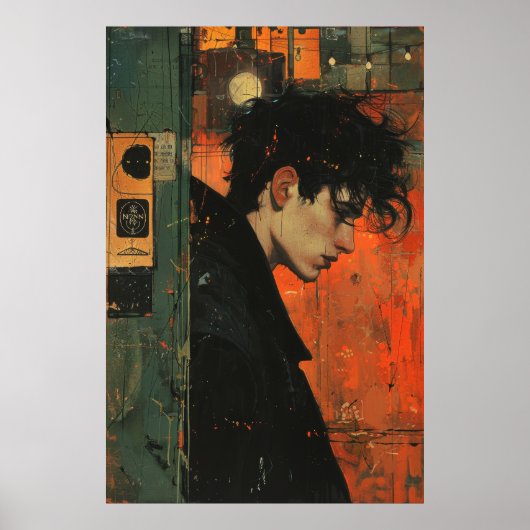 1783: Eine schöne Malerei von Egon Schiele Poster (Vorne)