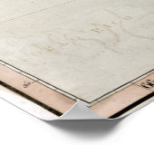 1789 Karibische Inseln Poster (Ecke)