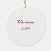 1790 afrikanische Violetten in Blue Pot Keramik Ornament (Hinten)