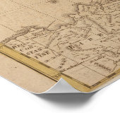 1790 Karte Italiens Poster (Ecke)