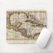 1790 Map of The West Indies by Dilly and Robinson Mousepad (Mit Mouse)