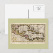 1790 Map of The West Indies by Dilly and Robinson Postkarte (Vorne/Hinten)