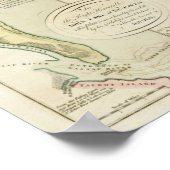 1790 Seekarte Marias und Nassau Flüsse Poster (Ecke)