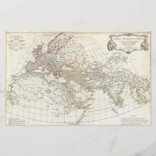 1794 Anville Karte der antiken Welt