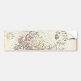 1794 Anville-Karte der antiken Welt Autoaufkleber