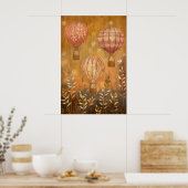 1794 Heißluftballons Poster (Küche)