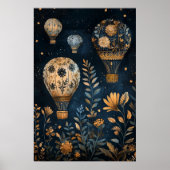 1795 Heißluftballons Poster (Vorne)