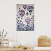 1797 Heißluftballons Poster (Küche)