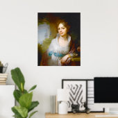 1797 - Portrait von M.I.Lopukhina Poster (Heimbüro)