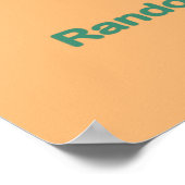 17.02. Zufällige Handlungen des Kindestages Poster (Ecke)