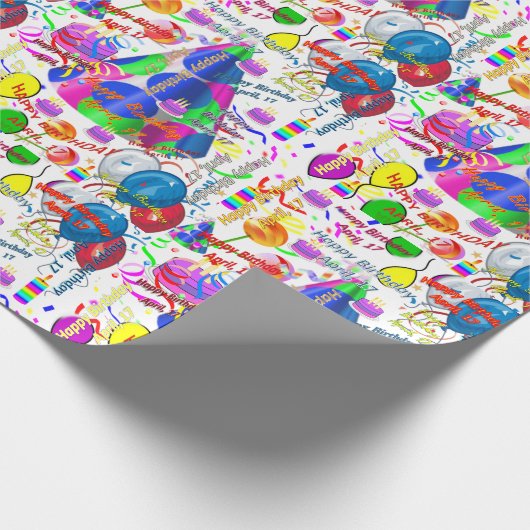 17. April Geschenkpapier (Ecke)