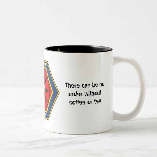 17. BDE Kaffee/Tee Zweifarbige Tasse (Rechts)