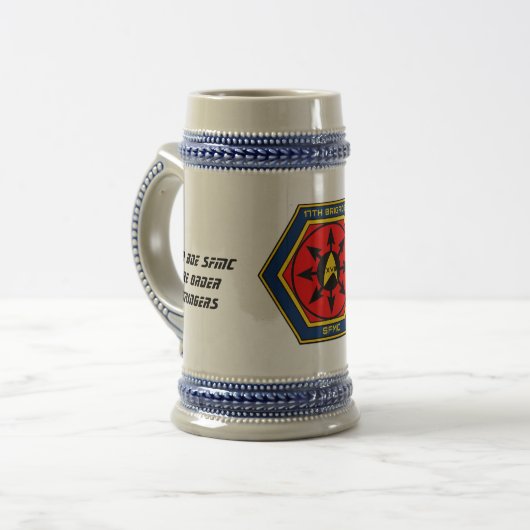 17. BDE Stein Bierglas (Vorderseite Links)