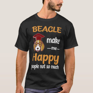 17 Beagle macht mich glücklich T-Shirt