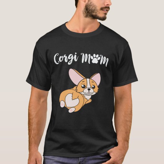 17 Corgi-Mama Corgi T-Shirt (Vorderseite)