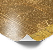 *~* 17 F4 Elegante Blume Gold Vintag Fotodruck (Ecke)