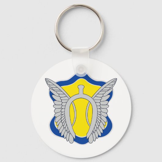 17. Farbpatch für das Regiment der Kavallerie Schlüsselanhänger (Vorderseite)