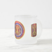 17. Field Artillery Brigade "Thunderbolt" Mattglastasse (VorderseiteRechts)