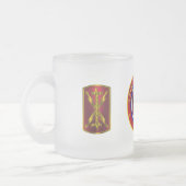 17. Field Artillery Brigade "Thunderbolt" Mattglastasse (Links)