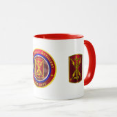 17. Field Artillery Brigade "Thunderbolt" Tasse (VorderseiteRechts)