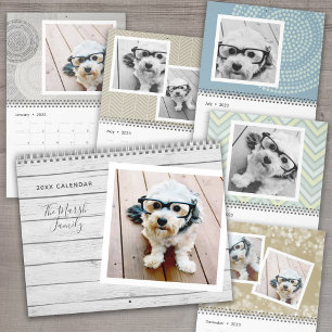 17 Foto-Vorlage mit modernen Mustern Kalender
