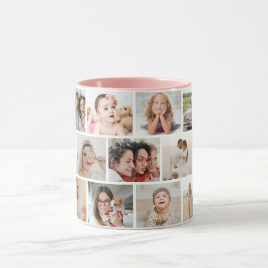 17 Fotocollage Erstellen Sie Ihr eigenes Keepake-B Tasse (Zentrum)