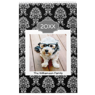 17 FotoCollage - Farbige Muster - Familie Kalender