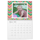 17 FotoCollage mit bunten Mustern Kalender (Feb 2016)