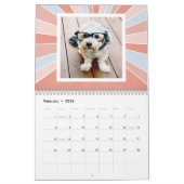 17 Fotovorlage mit modernen Mustern Kalender