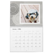 17 Fotovorlage mit modernen Mustern Kalender