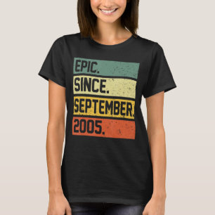 17. Geburtstag 17 Jahre alt Epic Seit 2. September T-Shirt
