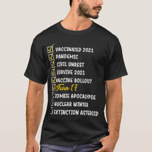 17. Geburtstag 17 Jahre alte Quarantäne Party 2 T-Shirt