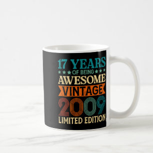 17. Geburtstag 17 Jahre Awesome Vintage 17 Kaffeetasse