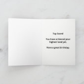 17. Geburtstag Computer Gamer Karte (Innenseite)