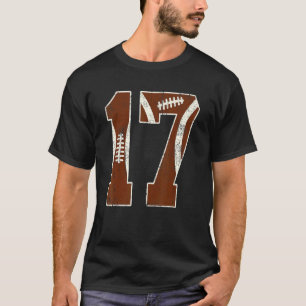 17. Geburtstag Fußball Bdy Boy 17-jähriges Mädchen T-Shirt