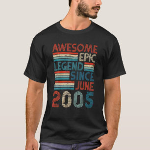 17. Geburtstag gibt Phantastische epische Legende T-Shirt