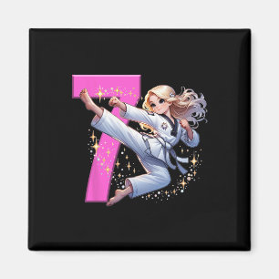 17. Geburtstag Girl Martial Arts Party Taekwondo K Magnet
