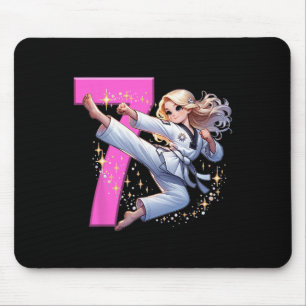 17. Geburtstag Girl Martial Arts Party Taekwondo K Mousepad