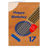 17. Geburtstag Gitarre Spieler Geburtstag (Vorne)