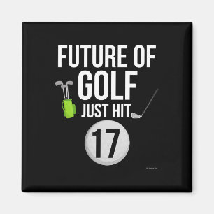 17. Geburtstag Golf T Shirt 17 Jahre alt Geburtsta Magnet