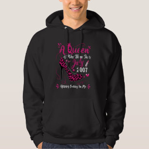 17. Geburtstag High Heel eine Königin wurde Gebore Hoodie